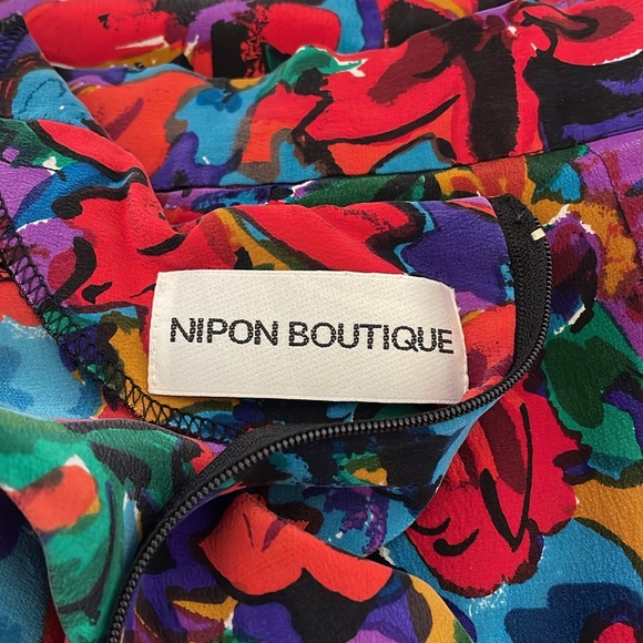 Nipon Boutique 2 Pc Set 100% Silk Fall Fabulous Sz 6 US - Picture 7 of 9